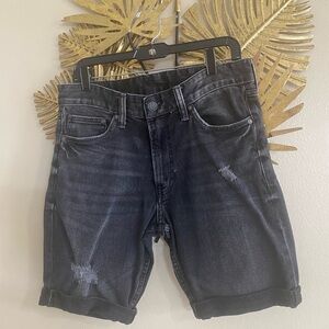 1822 Denim Men's Dark Wash Jean Shorts